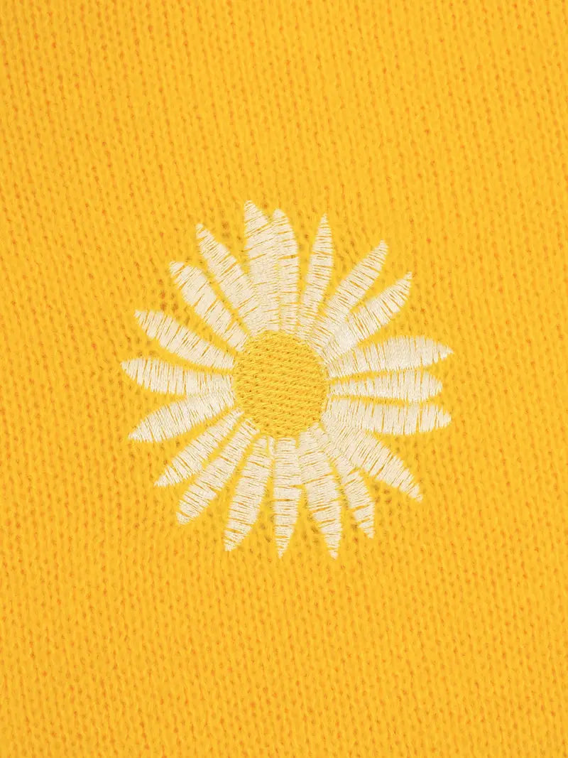 Ivonne™ - Gebreid Bloemenvest