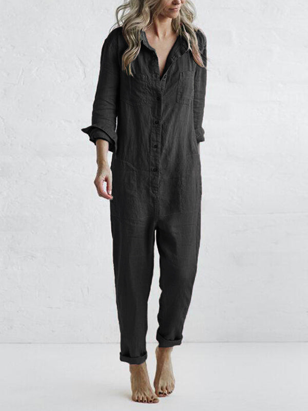 Bridget™ - Katoenen Jumpsuit