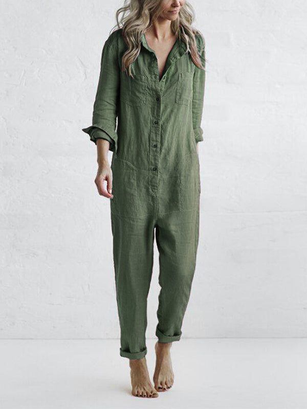 Bridget™ - Katoenen Jumpsuit
