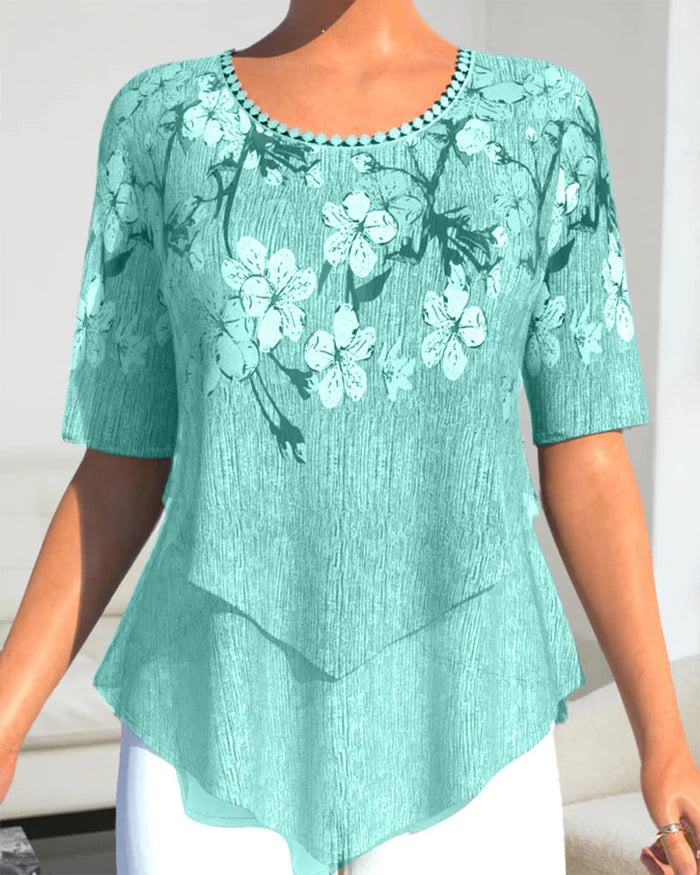 Lissy™ - Stijlvolle Bloemen Top