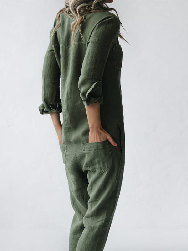 Bridget™ - Katoenen Jumpsuit