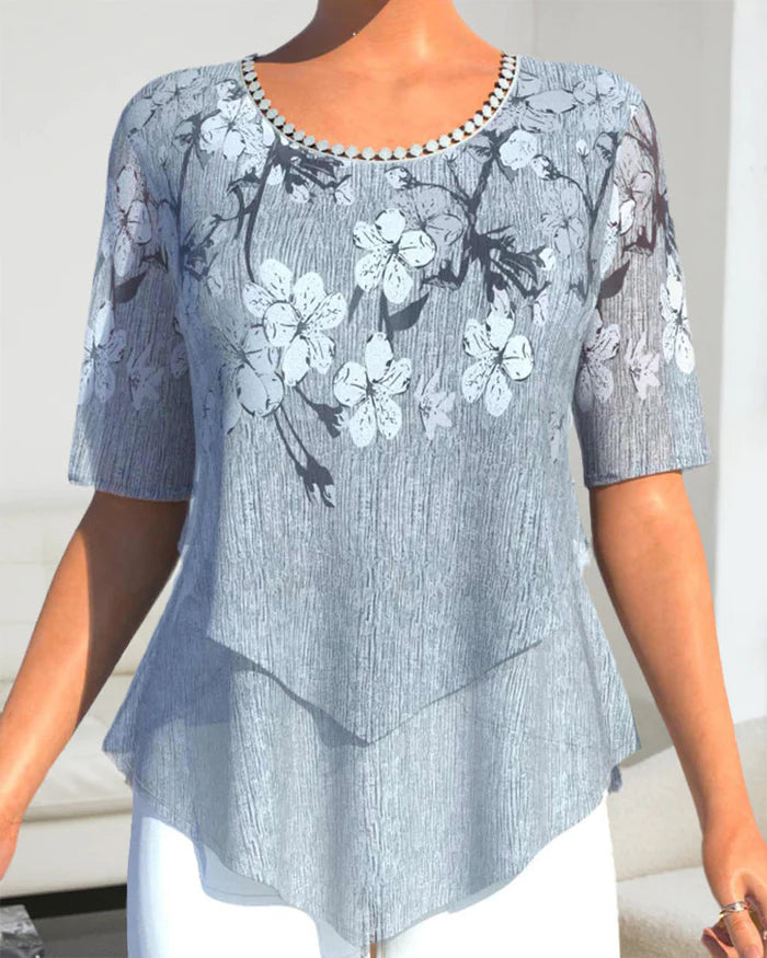 Lissy™ - Stijlvolle Bloemen Top