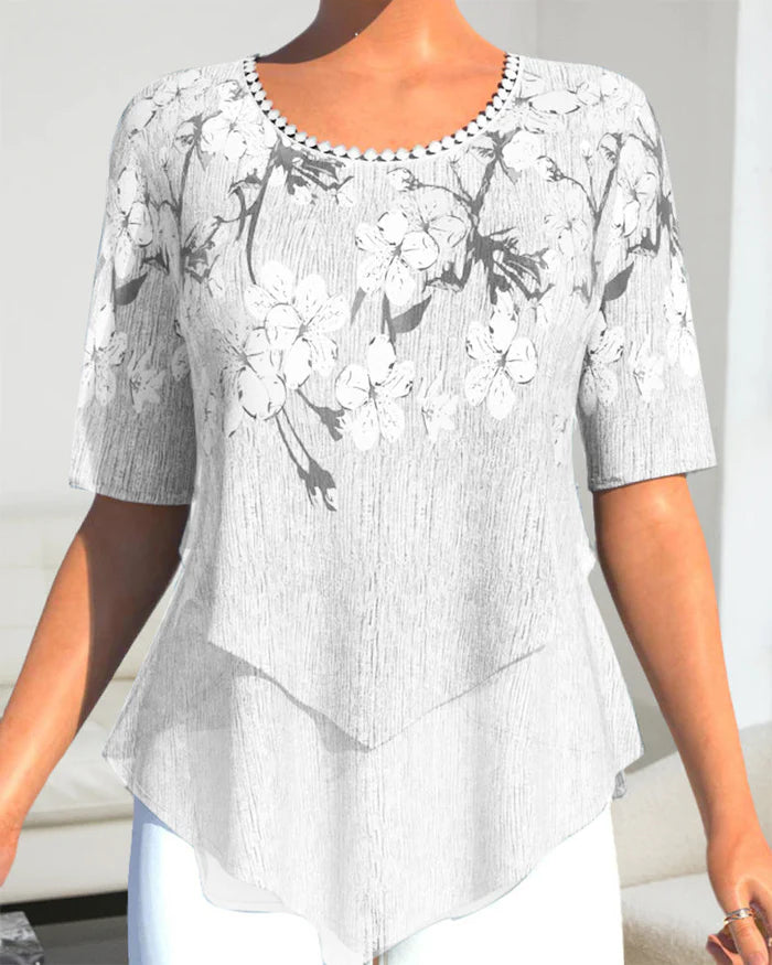 Lissy™ - Stijlvolle Bloemen Top