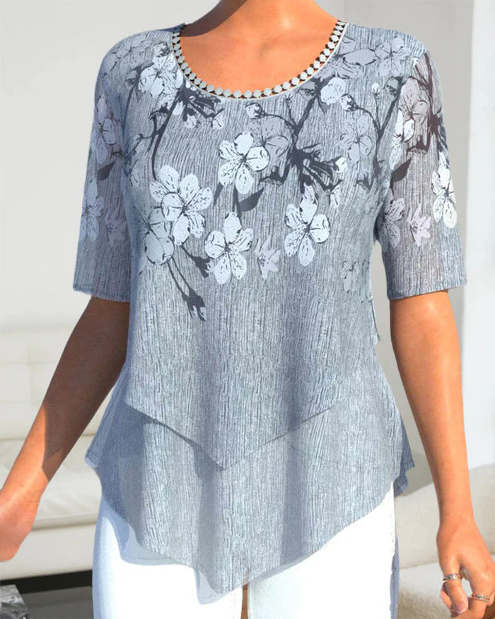 Lissy™ - Stijlvolle Bloemen Top