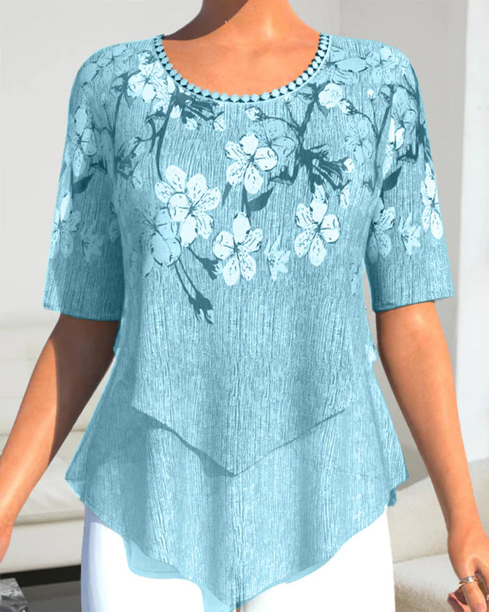 Lissy™ - Stijlvolle Bloemen Top