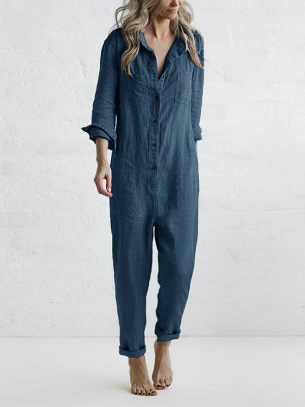 Bridget™ - Katoenen Jumpsuit