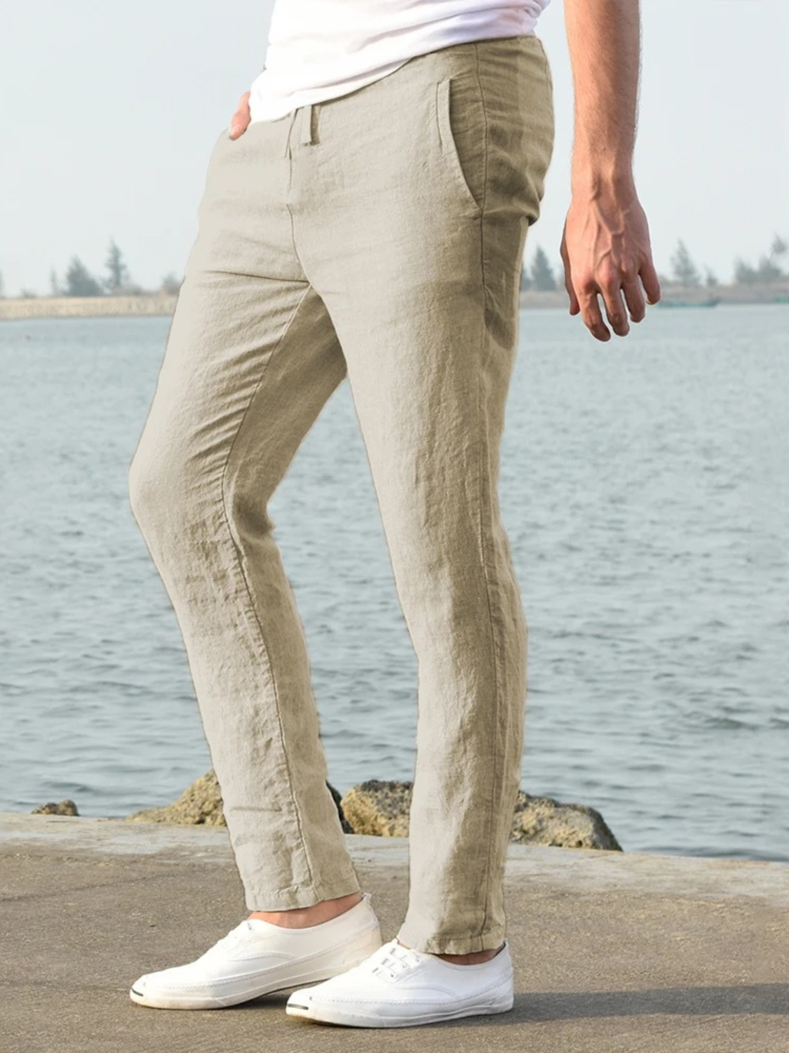 ZERMO® - Linnen Heren Broek