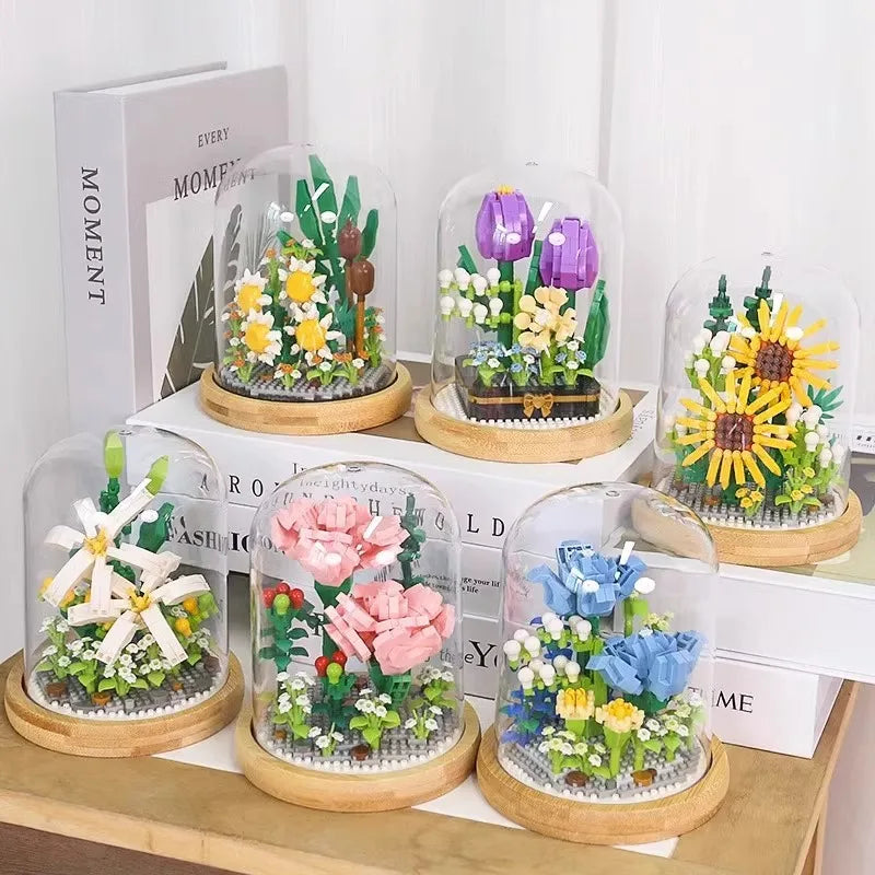 GlassFlower™ - Puzzel Bloem In Glas