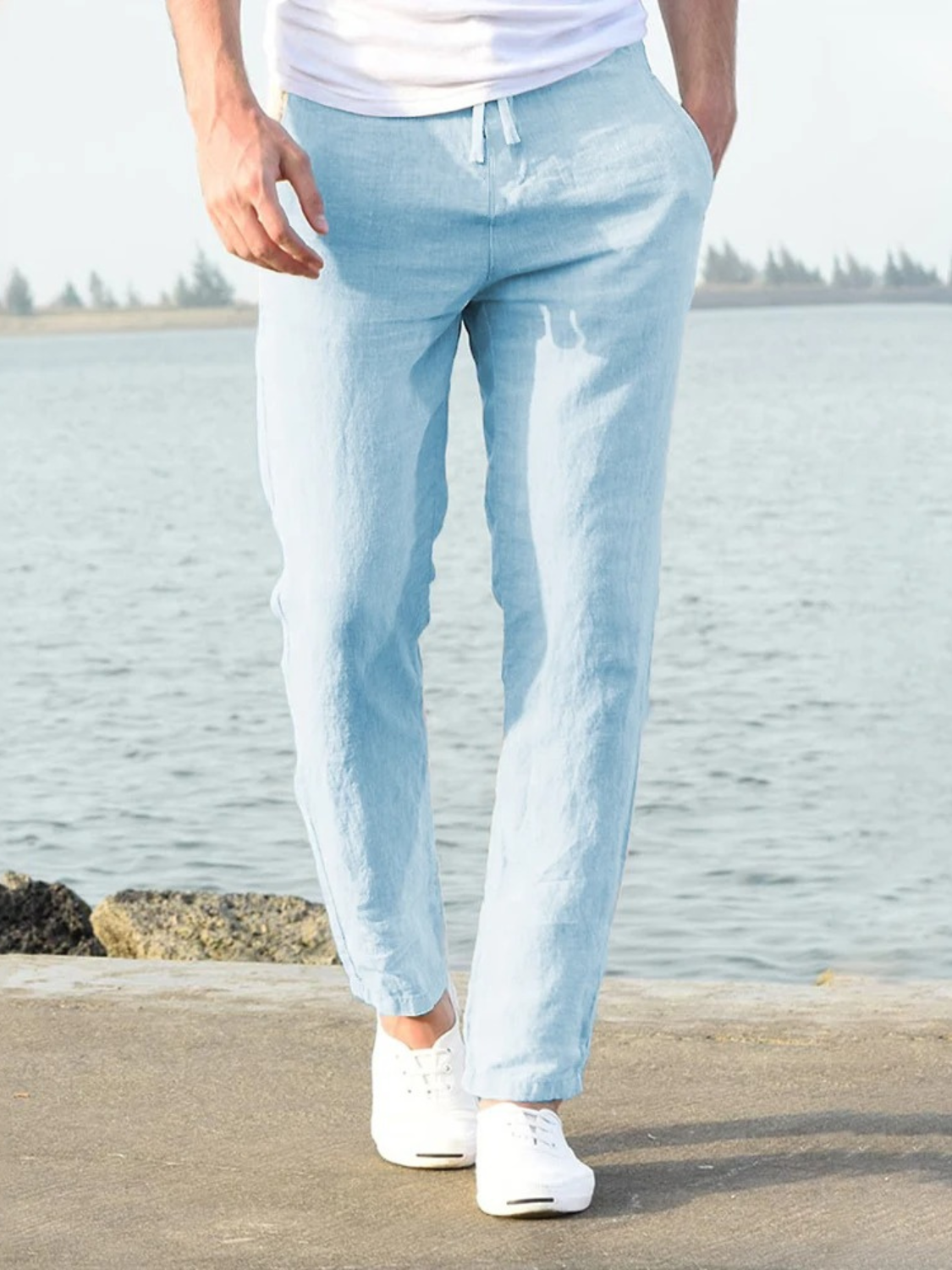 ZERMO® - Linnen Heren Broek