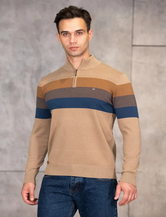 Pierre™ - Stijlvolle Halfzip Trui