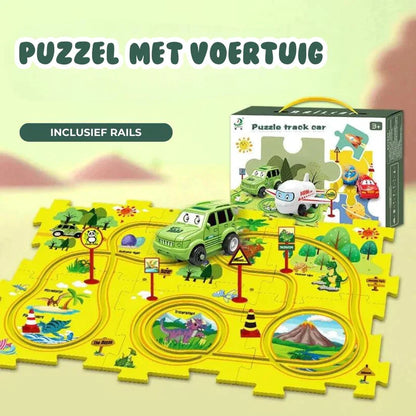 Racebaan Puzzel - Stimuleer de creativiteit van je kind