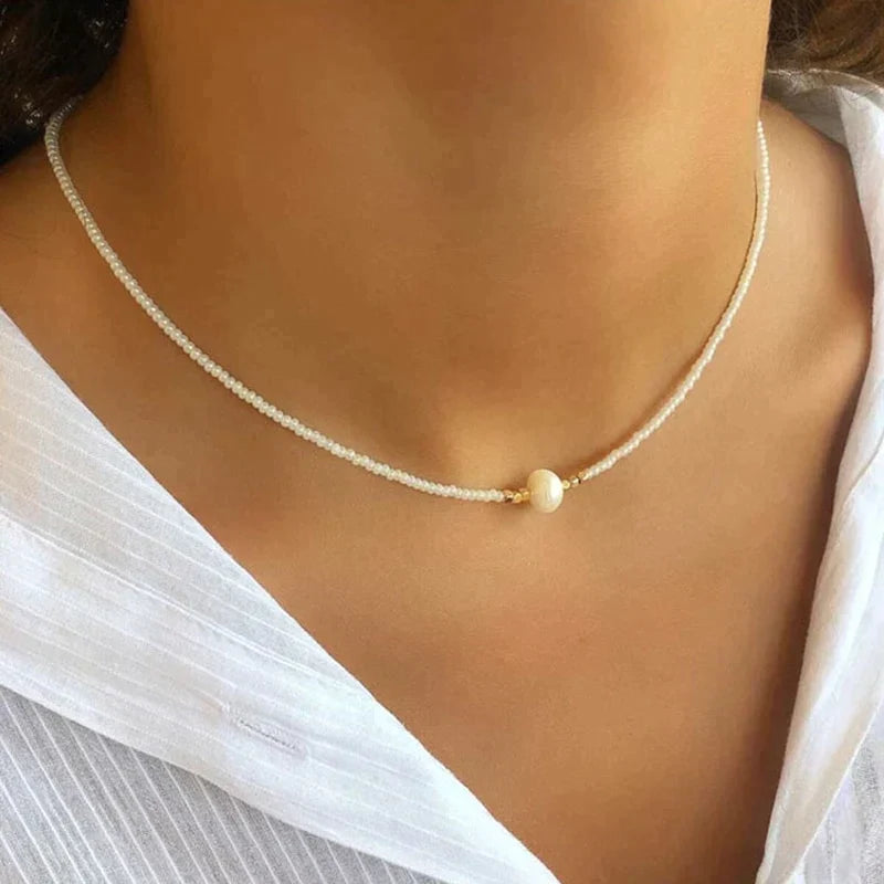 Pocket Pearl™ - Ketting met natuurlijke parels