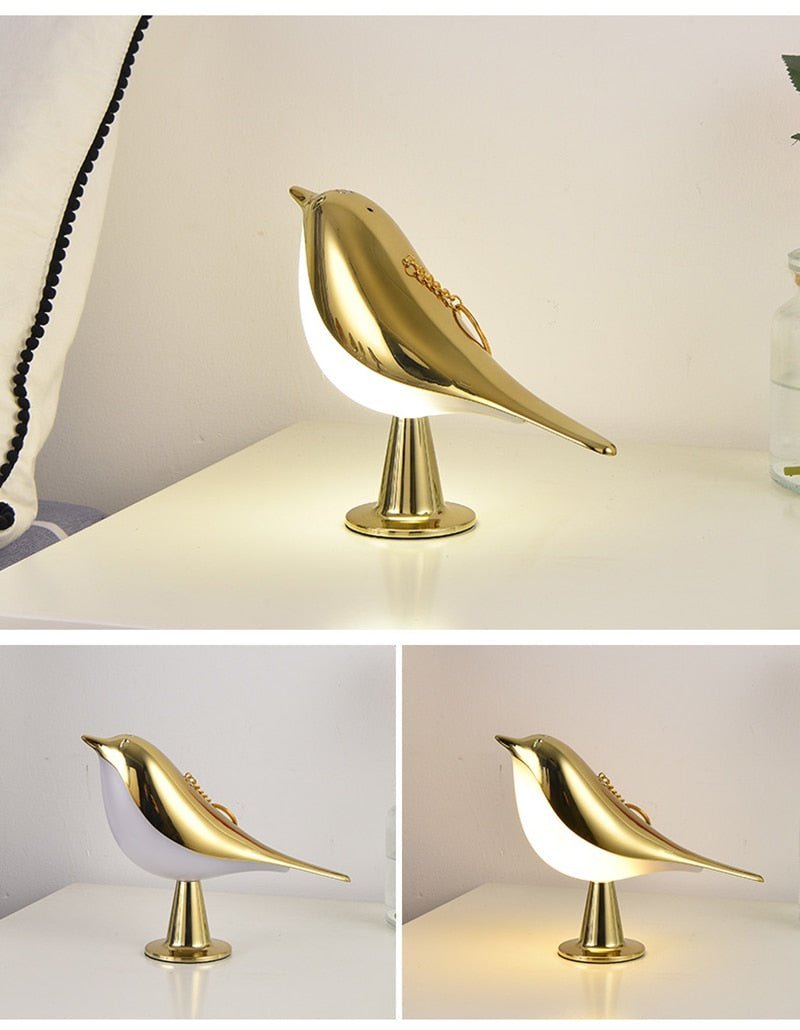 LightBird™ - Schattige draadloze oplaadbare lamp